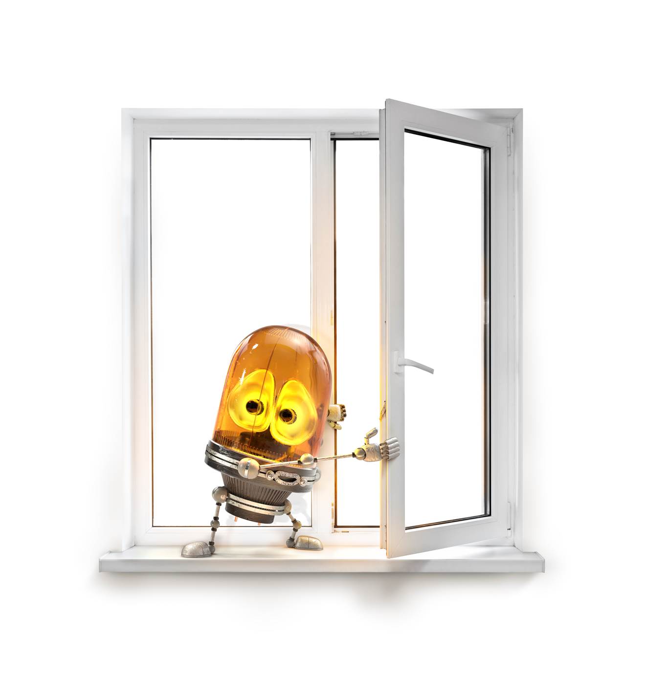 Harm Alarm in raam